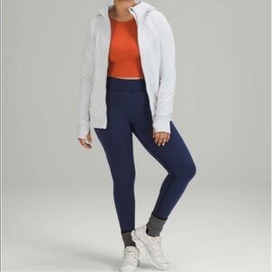 Lululemon Keep the Heat High-Rise Tight Night Sea wool blend.